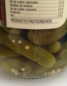 pepinillos pasteurizados